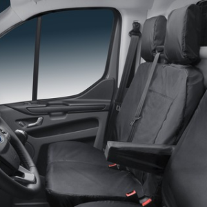 HDD* Sedežna prevleka za dvojni sovoznikov sedež, črna